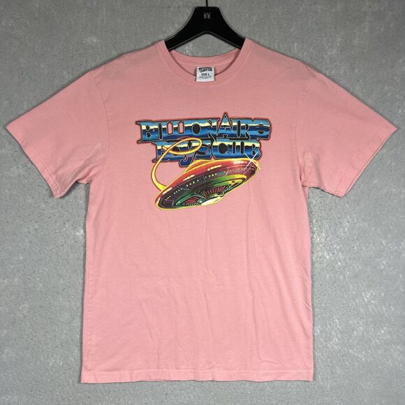 BILLIONAIRE BOYS CLUB BB SAUCER S/S GRAPHICS TEE - Pink ICING Men’s Size Large - Picture 1 of 10